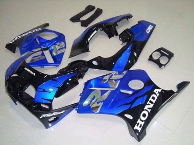 1988-1989 Honda CBR250RR MC19 Motorcycle Fairings - Blue Glossy Black Canada for Sale