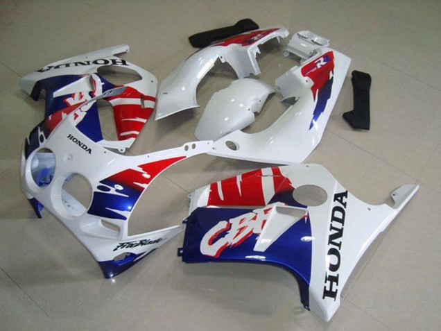 1988-1989 Honda CBR250RR MC19 Motorcycle Fairings - White Red Blue Canada for Sale