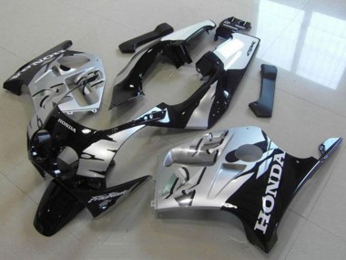 1988-1989 Honda CBR250RR MC19 Motorcycle Fairings - Silver Glossy Black Canada for Sale