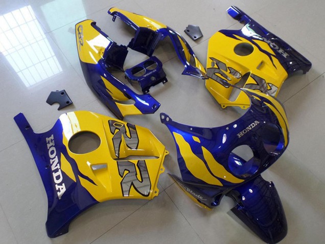 1990-1998 Honda CBR250RR MC22 Motorcycle Fairing - Yellow Blue Canada for Sale