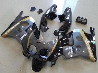 1990-1998 Honda CBR250RR MC22 Motorcycle Fairings - Grey Gold Glossy Black Canada for Sale