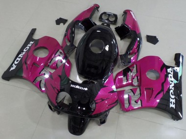 1990-1998 Honda CBR250RR MC22 Motorcycle Fairing Kits - Pink Glossy Black Canada for Sale