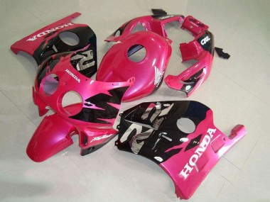 1990-1998 Honda CBR250RR MC22 Motorcycle Fairing - Pink Glossy Black Canada for Sale