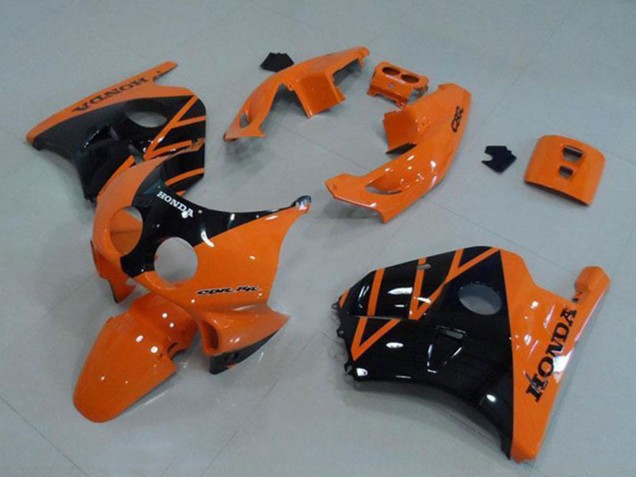1990-1998 Honda CBR250RR MC22 Motorcycle Fairing - Orange Glossy Black Canada for Sale