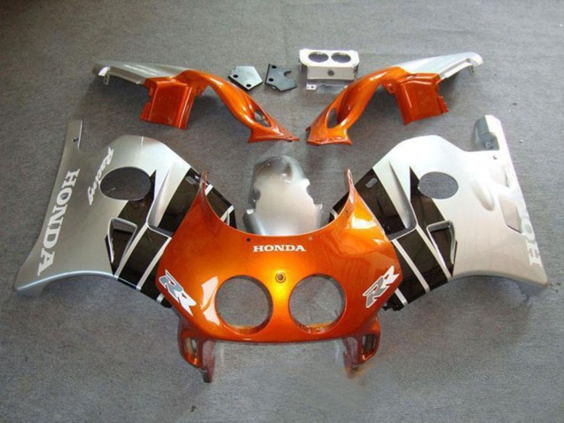 1990-1998 Honda CBR250RR MC22 Motorcycle Fairings - Silver Orange Glossy Black Canada for Sale