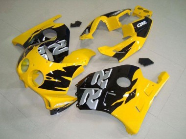 1990-1998 Honda CBR250RR MC22 Motorcycle Fairing - Yellow Glossy Black Canada for Sale