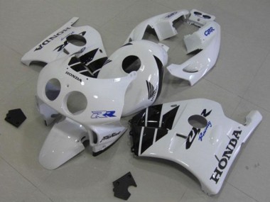 1990-1998 Honda CBR250RR MC22 Motorcycle Fairings - White Glossy Black Canada for Sale