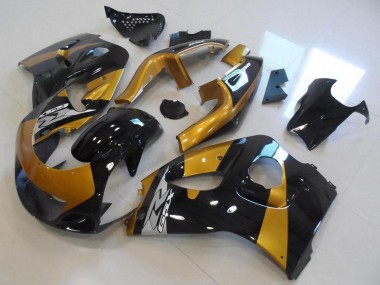 1996-2000 Suzuki GSXR 600 Motorcycle Fairings - Gold Black Canada for Sale