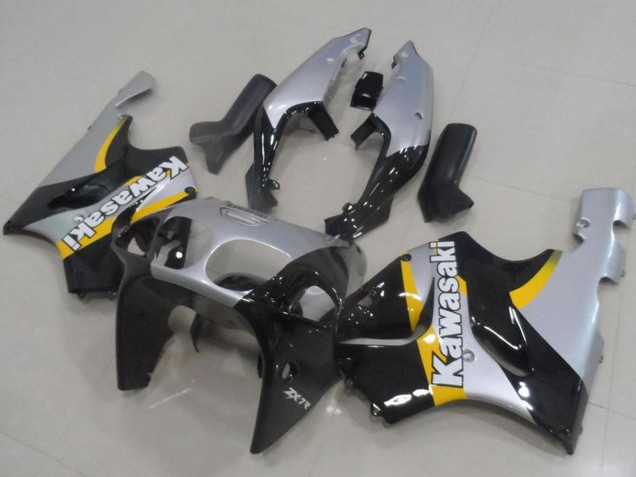 1996-2003 Kawasaki ZX7R Motorcycle Fairings - Silver Glossy Black Yellow Canada for Sale
