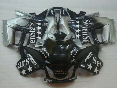 1995-1996 Honda CBR600 F3 Motorcycle Fairings - Silver Glossy Black SevenStars Canada for Sale