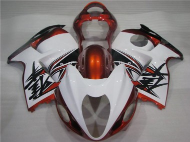 1996-2007 Suzuki GSXR 1300 Hayabusa Motorcycle Fairings - White Orange Black Canada for Sale