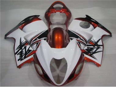 1996-2007 Suzuki GSXR 1300 Hayabusa Motorcycle Fairings - White Orange Black Canada for Sale