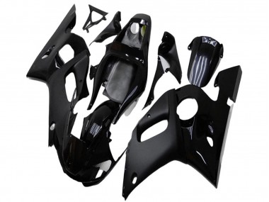1998-2002 Yamaha YZF R6 Motorcycle Fairings - Glossy Black Matte Black Canada for Sale