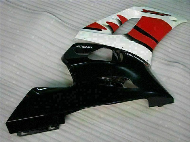1998-2002 Yamaha YZF R6 Motorcycle Fairing - White Red Glossy Black Canada for Sale
