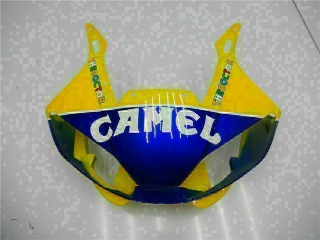 1998-2002 Yamaha YZF R6 Motorcycle Fairings - Yellow Blue White Camel Motul Canada for Sale
