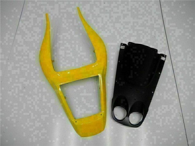 1998-2002 Yamaha YZF R6 Motorcycle Fairings - Yellow Blue White Camel Motul Canada for Sale