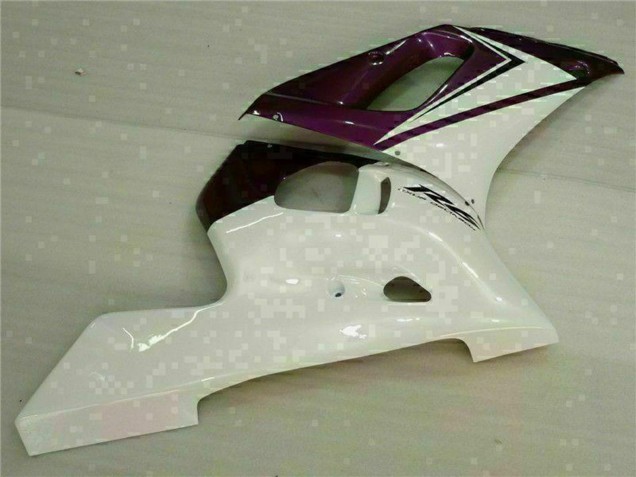 1998-2002 Yamaha YZF R6 Motorcycle Fairings - White Purple Canada for Sale