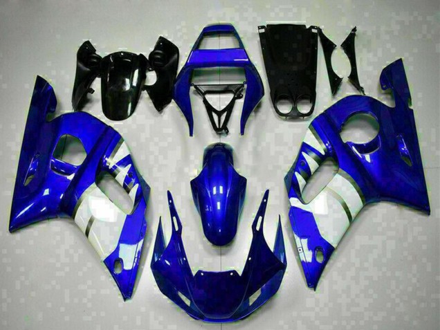 1998-2002 Yamaha YZF R6 Motorcycle Fairings - Blue White Canada for Sale