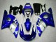 1998-2002 Yamaha YZF R6 Motorcycle Fairings - Blue White Canada for Sale