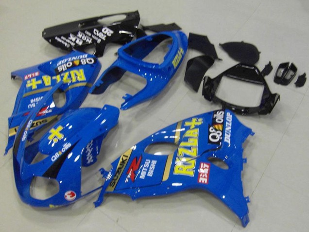 1998-2003 Suzuki TL1000R Motorcycle Fairings - Blue Yellow Black Rizla Dunlop Canada for Sale