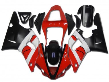 2000-2001 Yamaha YZF R1 Motorcycle Fairing - Red White Glossy Black Canada for Sale