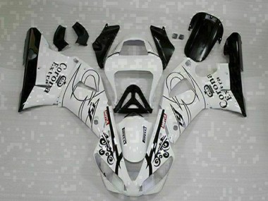 2000-2001 Yamaha YZF R1 Motorcycle Fairings - White Black Corona Extra Canada for Sale