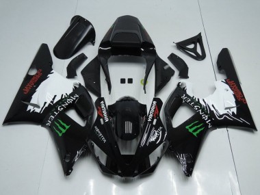 2000-2001 Yamaha YZF R1 Motorcycle Fairings - Glossy Black White Red Green Monster Canada for Sale