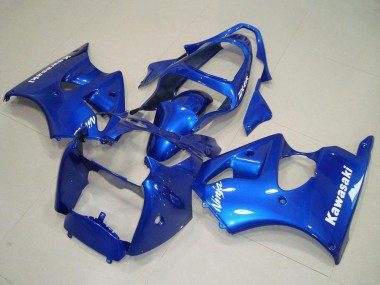 2000-2002 Kawasaki ZX6R Motorcycle Fairings - Blue Canada for Sale