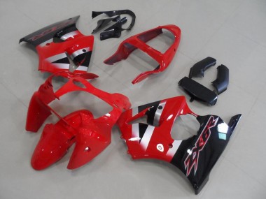 2000-2002 Kawasaki ZX6R Motorcycle Fairings - Red Silver Glossy Black OEM Style Canada for Sale