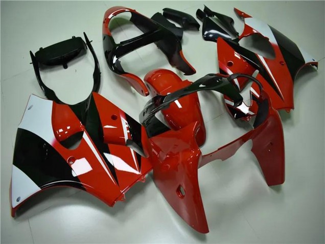 2000-2002 Kawasaki ZX6R Motorcycle Fairings - White Red Glossy Black Canada for Sale