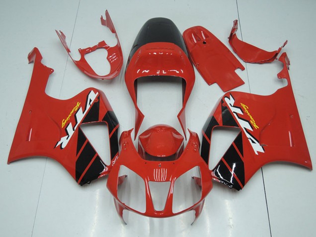 2000-2006 Honda VTR1000 Motorcycle Fairing Kits - Red Glossy Black Stripe Canada for Sale