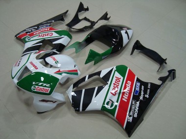 2000-2006 Honda VTR1000 Bike Fairing - White Red Green Glossy Black Castrol Canada for Sale