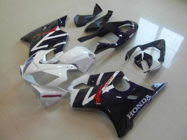 2001-2003 Honda CBR600 F4i Motorcycle Fairings - White Glossy Black F Sport Canada for Sale