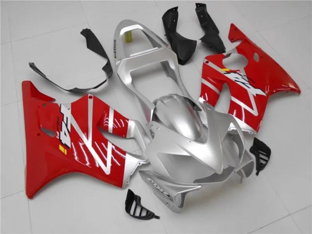 2001-2003 Honda CBR600 F4i Motorcycle Fairings Kits - Silver Red Canada for Sale