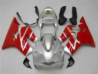 2001-2003 Honda CBR600 F4i Motorcycle Fairings Kits - Silver Red Canada for Sale
