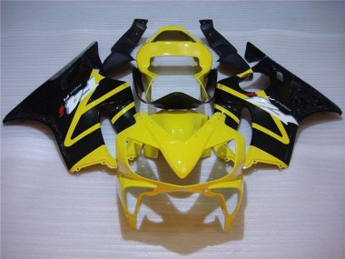 2001-2003 Honda CBR600 F4i Motorcycle Fairing - Yellow Glossy Black Canada for Sale