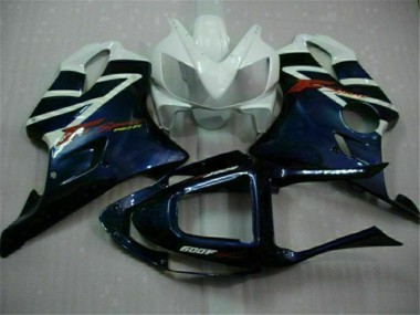 2001-2003 Honda CBR600 F4i Motorcycle Fairings - White Blue Black Stripe Canada for Sale