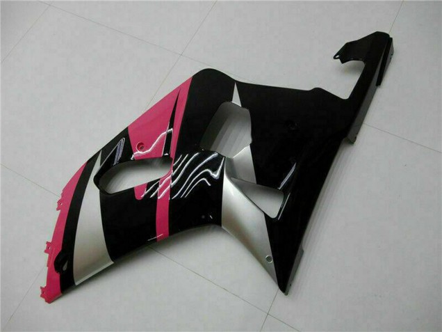 2001-2003 Suzuki GSXR 600/750 Motorcycle Fairings - Pink Silver Glossy Black Canada for Sale