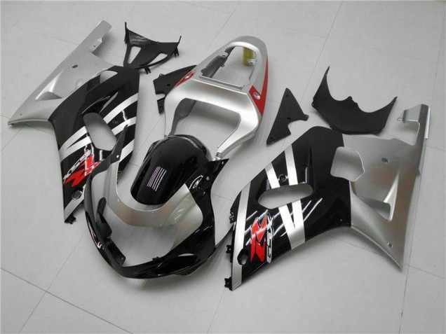 2001-2003 Suzuki GSXR 600/750 Motorcycle Fairings - Silver Glossy Black Red Canada for Sale