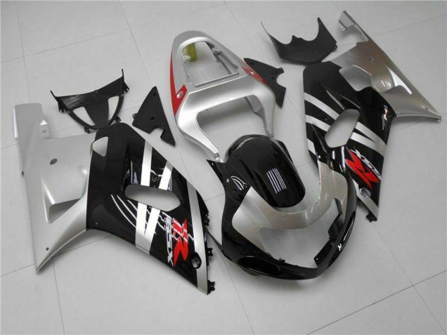 2001-2003 Suzuki GSXR 600/750 Motorcycle Fairings - Silver Glossy Black Red Canada for Sale