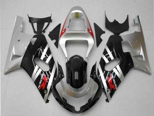 2001-2003 Suzuki GSXR 600/750 Motorcycle Fairings - Silver Glossy Black Red Canada for Sale