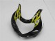 2001-2003 Suzuki GSXR 600/750 Motorcycle Fairings - Glossy Black Yellow Flame Canada for Sale