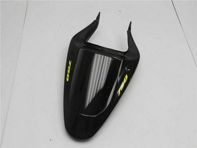 2001-2003 Suzuki GSXR 600/750 Motorcycle Fairings - Glossy Black Yellow Flame Canada for Sale