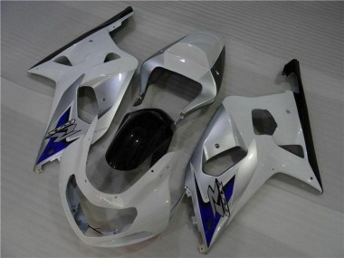 2001-2003 Suzuki GSXR 600/750 Motorcycle Fairings - White Silver Blue Black Canada for Sale