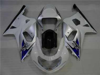 2001-2003 Suzuki GSXR 600/750 Motorcycle Fairings - White Silver Blue Black Canada for Sale