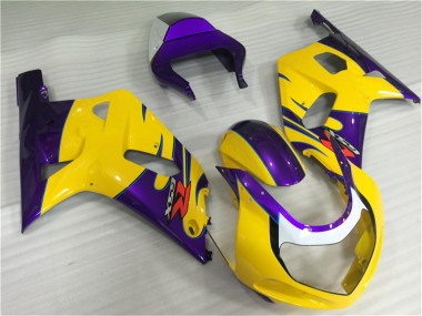 2001-2003 Suzuki GSXR 600/750 Motorcycle Fairings - Yellow Purple Canada for Sale