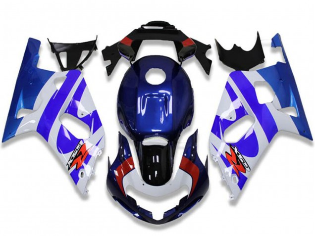 2001-2003 Suzuki GSXR 600/750 Motorcycle Fairings - White Blue Red Black Canada for Sale