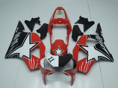 2002-2003 Honda CBR900RR 954 Motorcycle Fairings - Black Red Star Canada for Sale