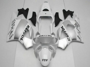 2002-2003 Honda CBR900RR 954RR Motorcycle Fairings - White Silver Black Repsol Canada for Sale