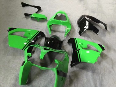 2002-2003 Kawasaki ZX9R Motorcycle Fairings - Green Glossy Black Canada for Sale